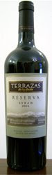 453 - Terrazas Reserva Syrah 2004 (Tinto)