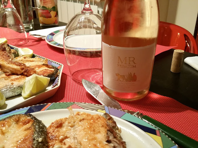 Monte da Ravasqueira Premium Rosé 2014 com salmão grelhado