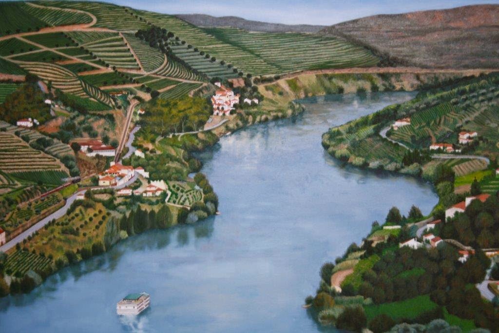 Exposição de Pintura "Douro, da nascente até à foz" nas Caves Cálem