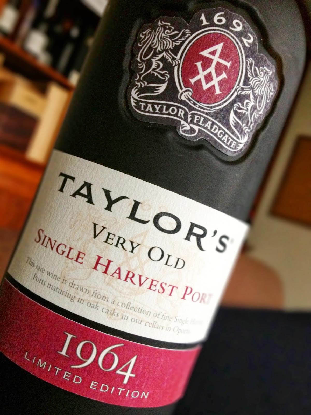 Taylor’s Single Harvest 1964