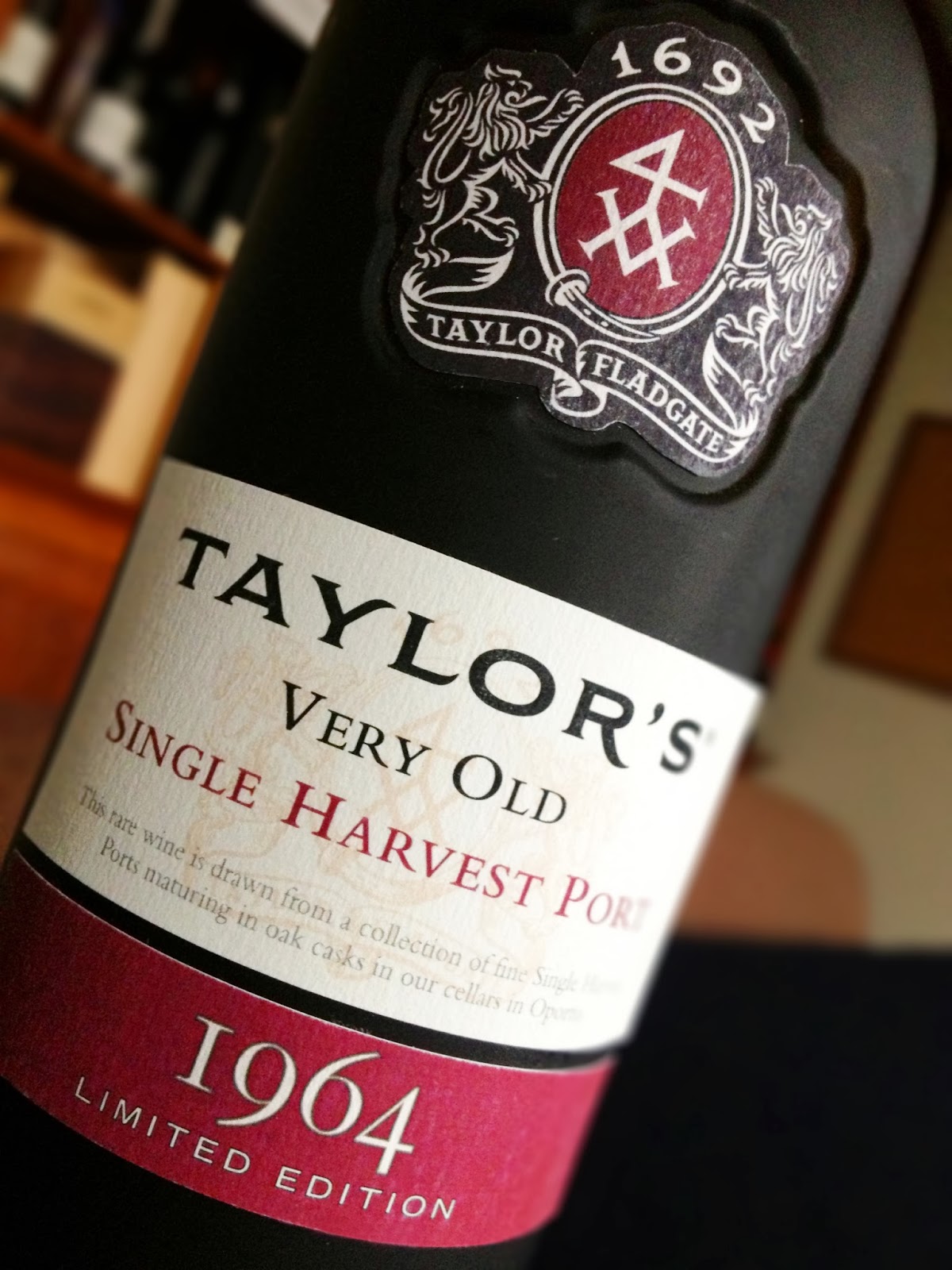 Taylor’s Single Harvest 1964