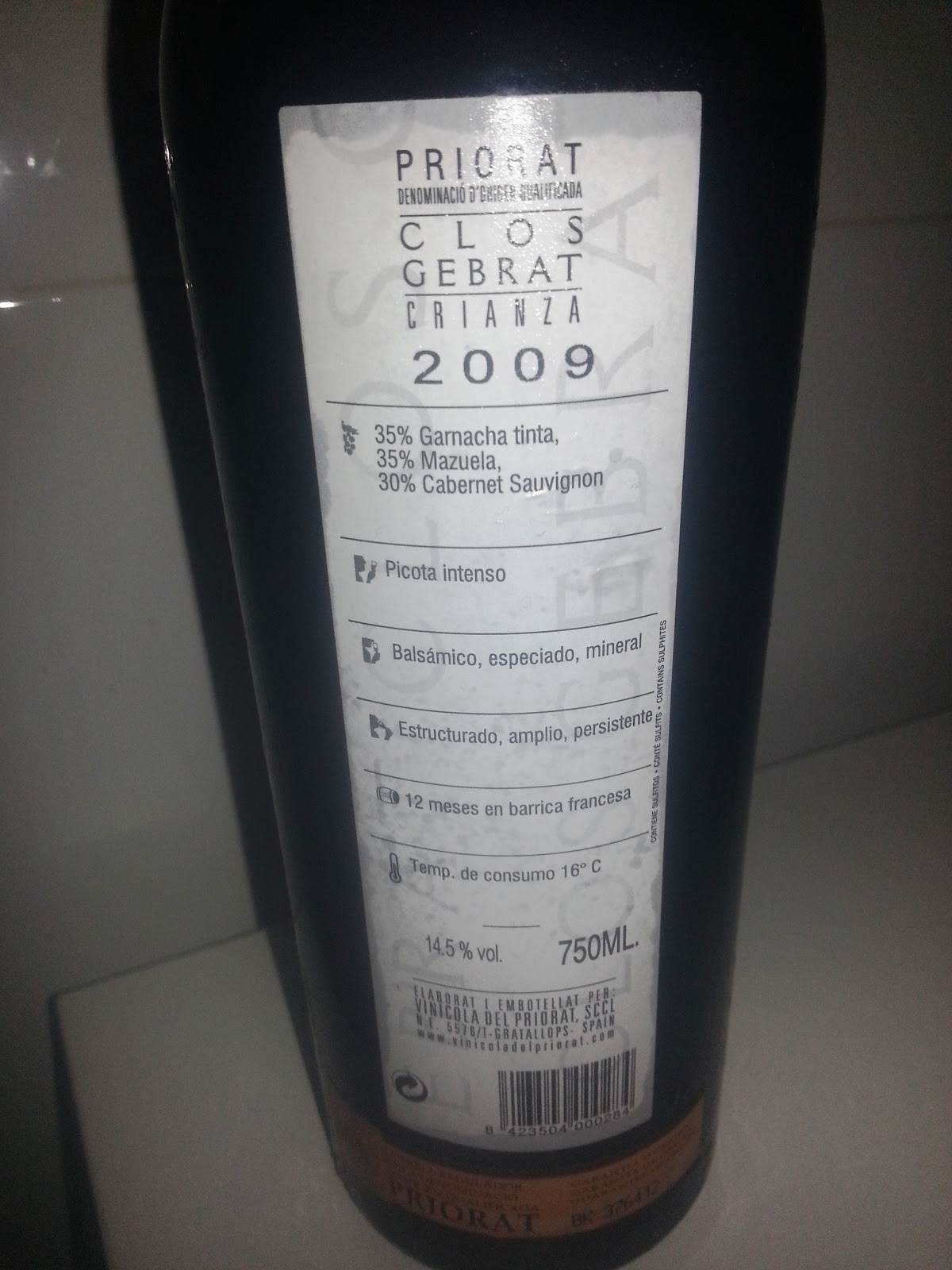 Clos Gebrat 2009